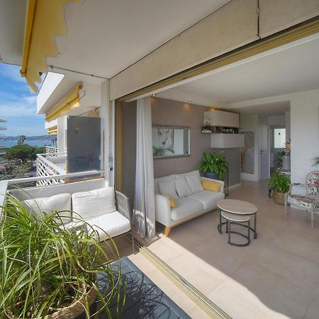 Frgk "Etoile Du Sud Terrasse Vue Mer Palm Beach" Cannes Bagian luar foto