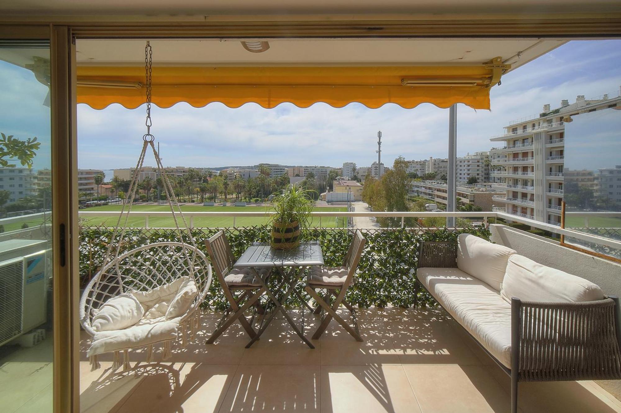 Frgk "Etoile Du Sud Terrasse Vue Mer Palm Beach" Cannes Bagian luar foto