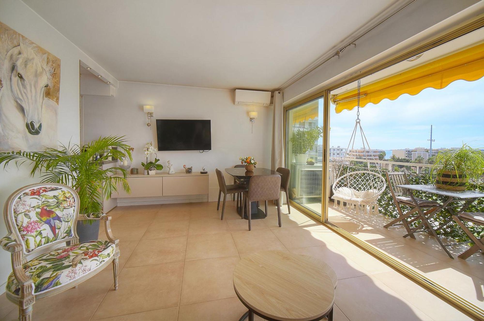 Frgk "Etoile Du Sud Terrasse Vue Mer Palm Beach" Cannes Bagian luar foto