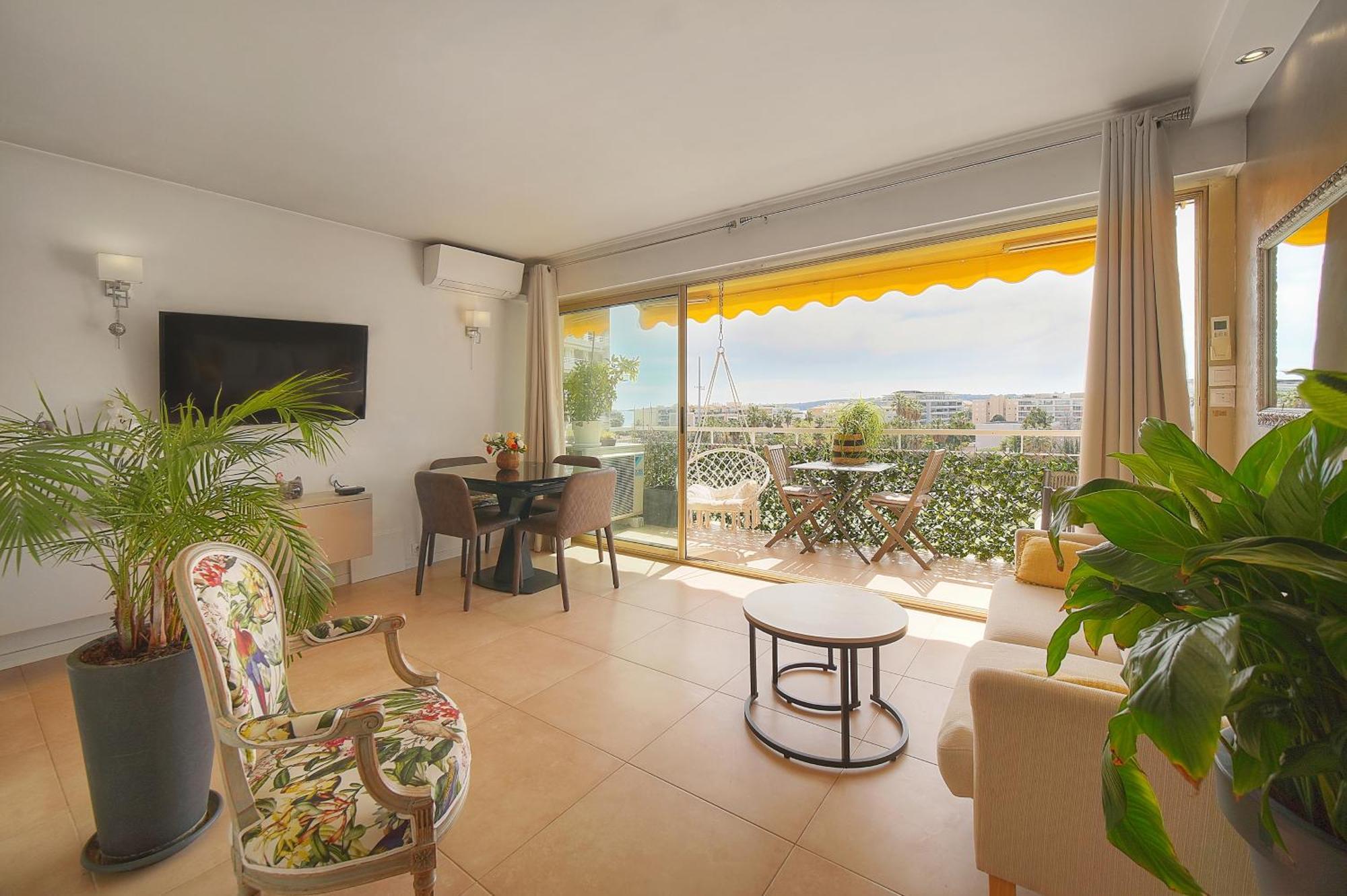 Frgk "Etoile Du Sud Terrasse Vue Mer Palm Beach" Cannes Bagian luar foto