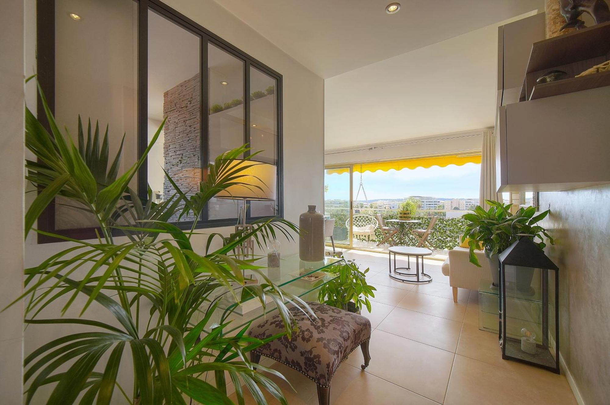 Frgk "Etoile Du Sud Terrasse Vue Mer Palm Beach" Cannes Bagian luar foto